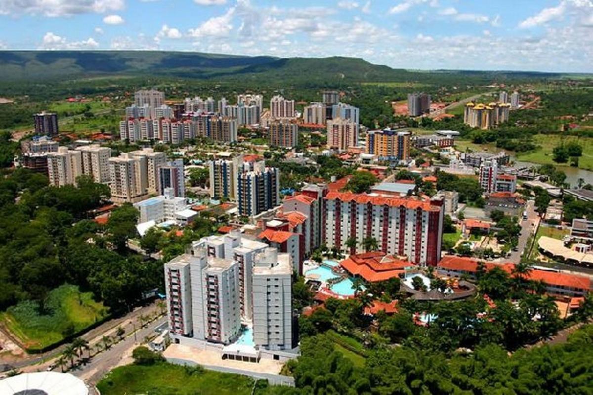 Thermas Place Suite Caldas Novas Com Piscinas Termais Exterior foto